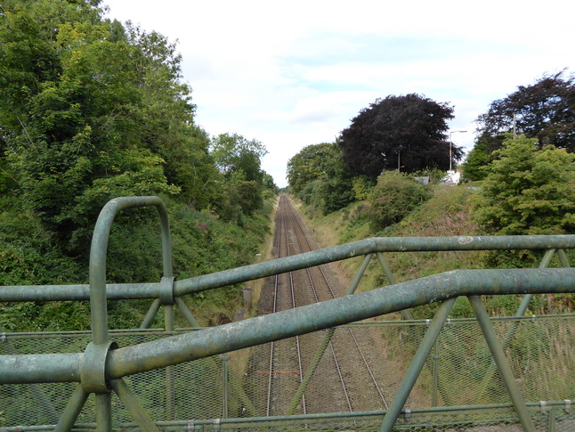 Wetheral looking west from
bridge