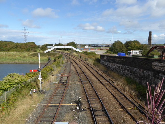 Workington looking north
from bridge