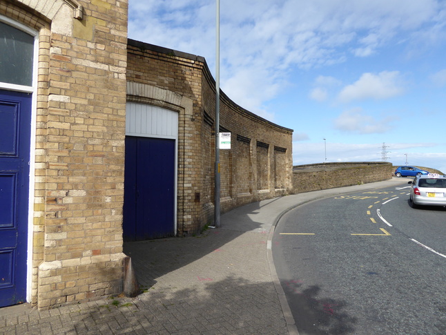 Workington front, looking north