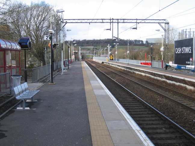 Anniesland platform 2 looking north