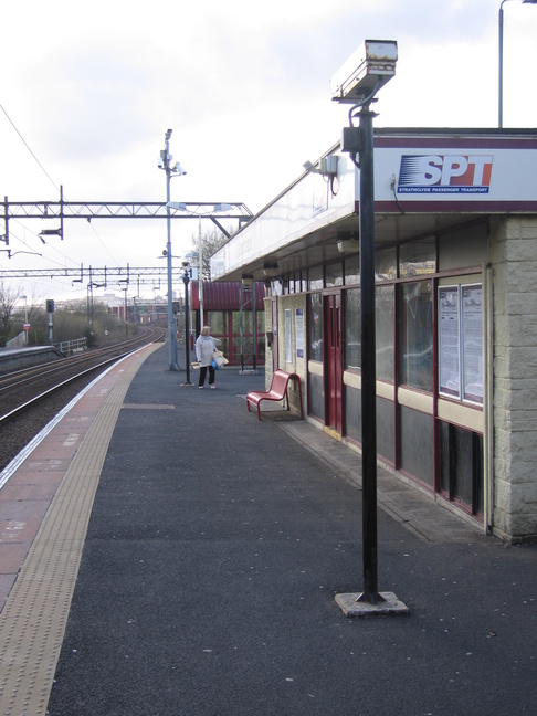 Drumchapel platform 1 looking west