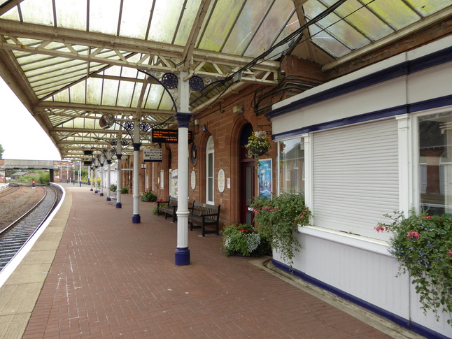 Dumfries platform 1 booth