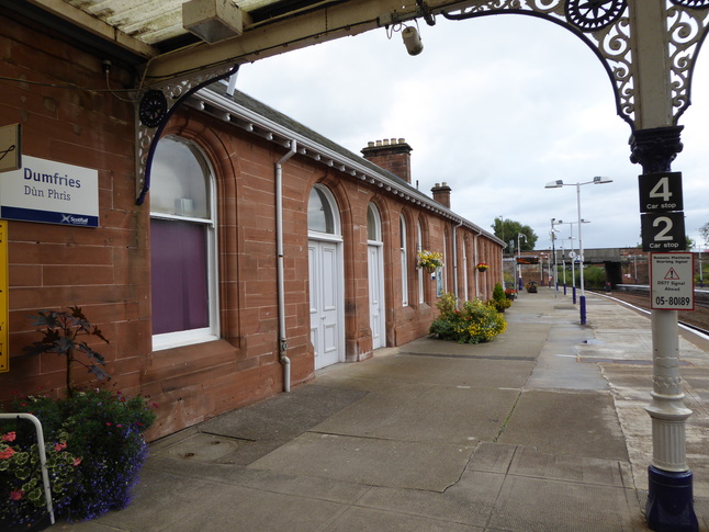 Dumfries platform 2 looking south