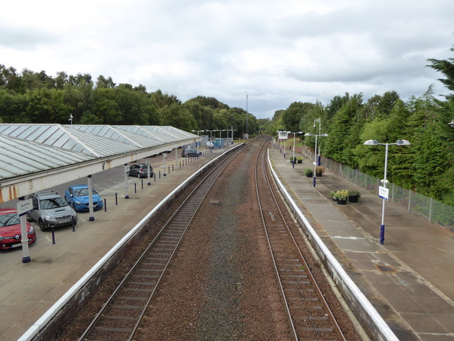 Dumfries looking north from
footbridge