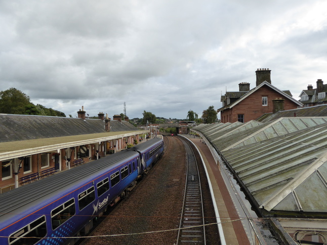 Dumfries looking south from
footbridge