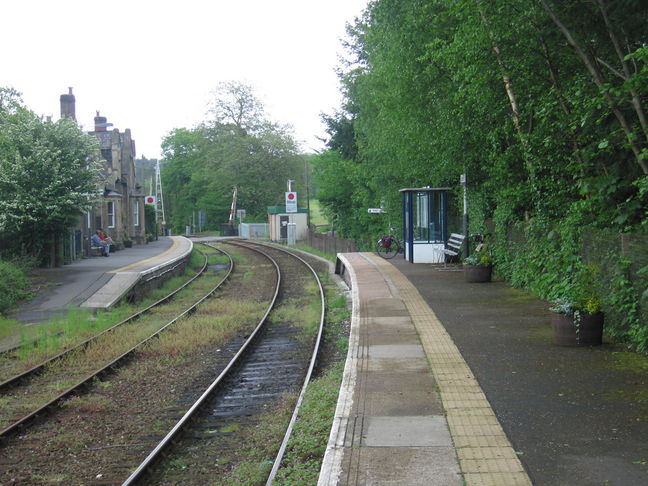 Eggesford northbound platform
