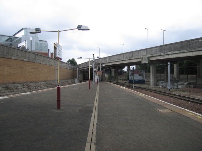 Exhibition Centre looking
east