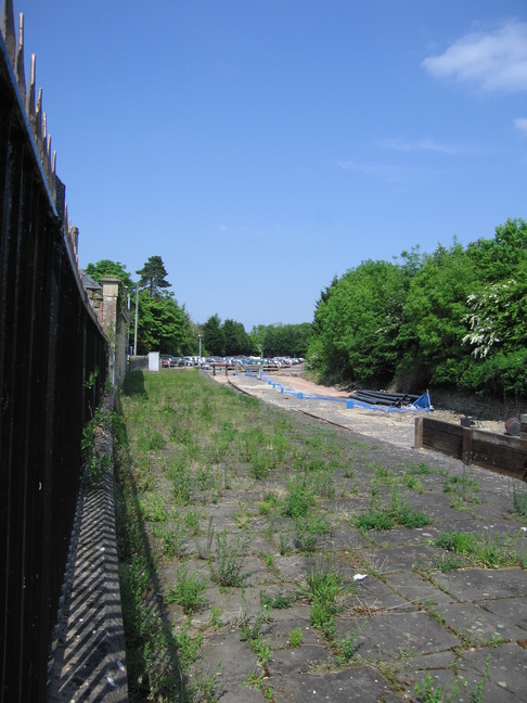 Kemble disused platform looking
north