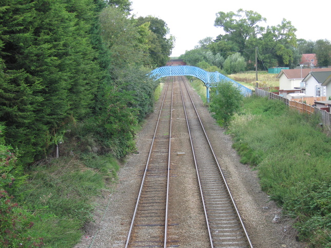 Ruskington from bridge
looking north