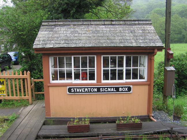 Staverton signalbox
