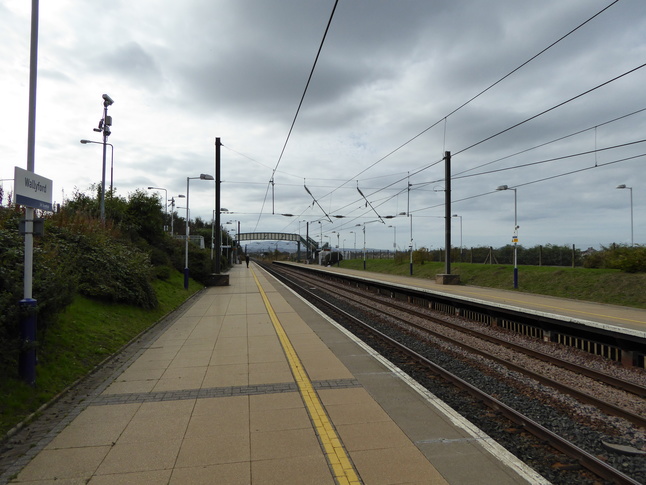 Wallyford platforms looking west
