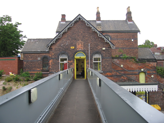 Aigburth on footbridge