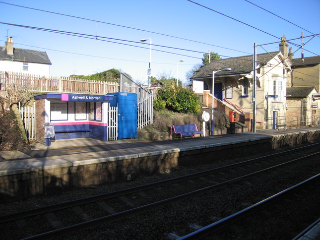 Ashwell and Morden platform
2 brick shelter