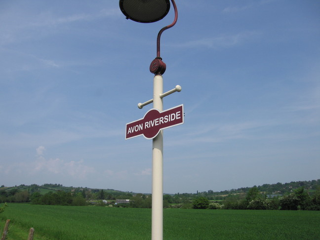 Avon Riverside sign