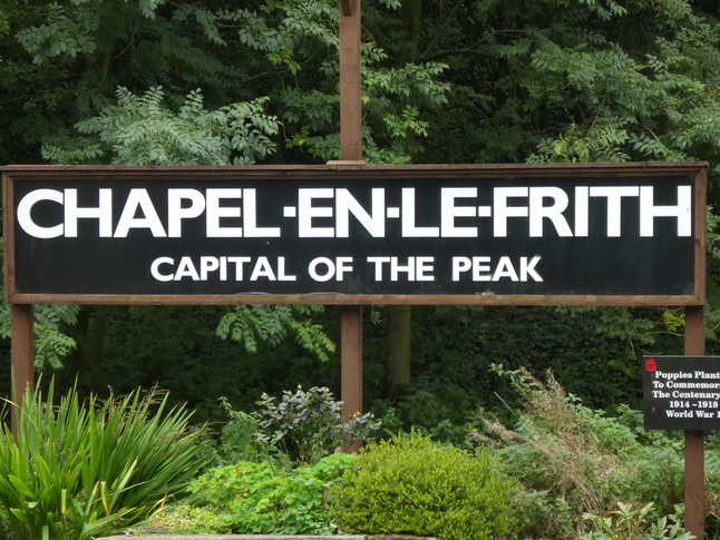 Chapel-en-le-Frith old sign