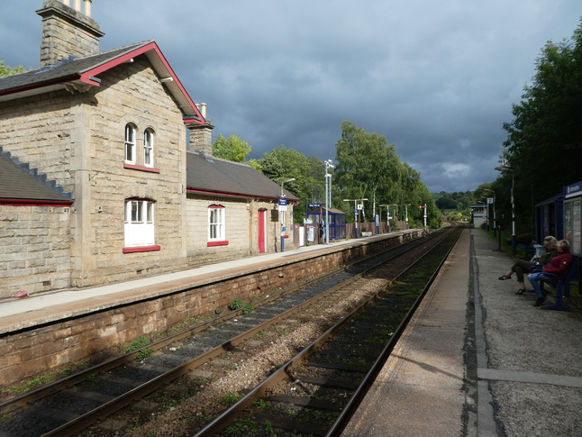 Chapel-en-le-Frith platforms looking east