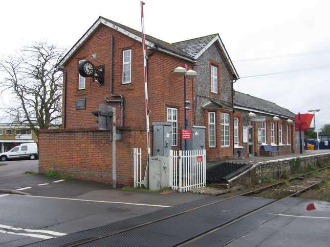 Cookham station building rear