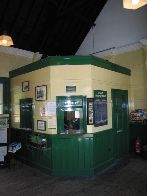 Corfe Castle ticket hall