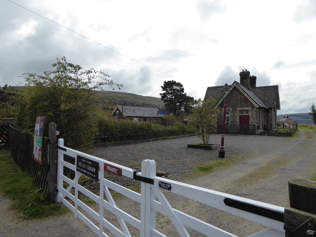 Dent station building rear