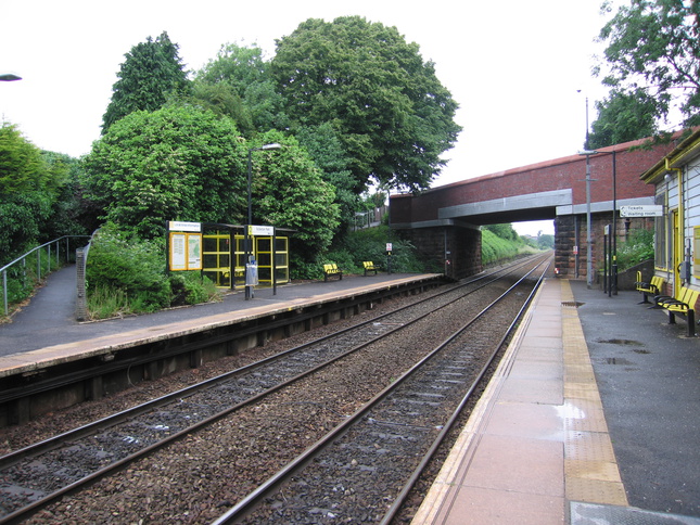 Eccleston Park platform 1 looking
east