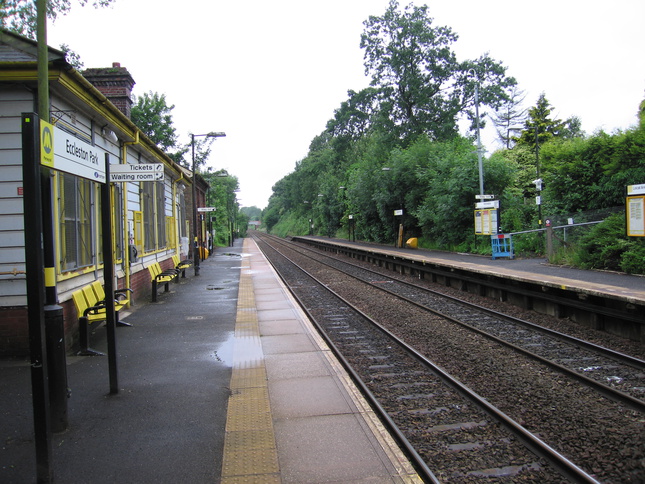 Eccleston Park platform 1 looking
west