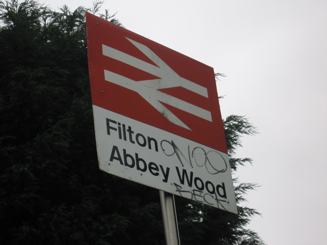 Filton Abbey Wood sign