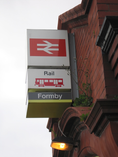 Formby station sign