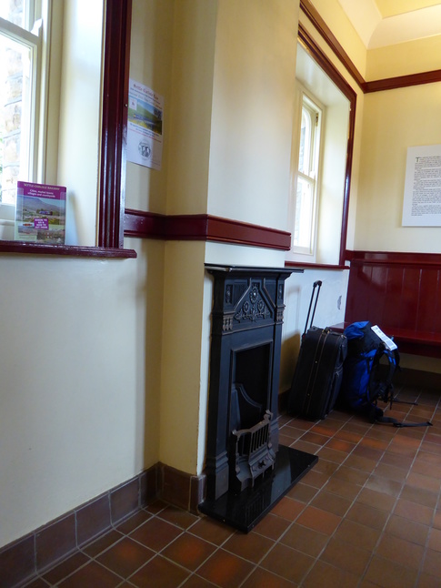 Garsdale platform 1 fireplace