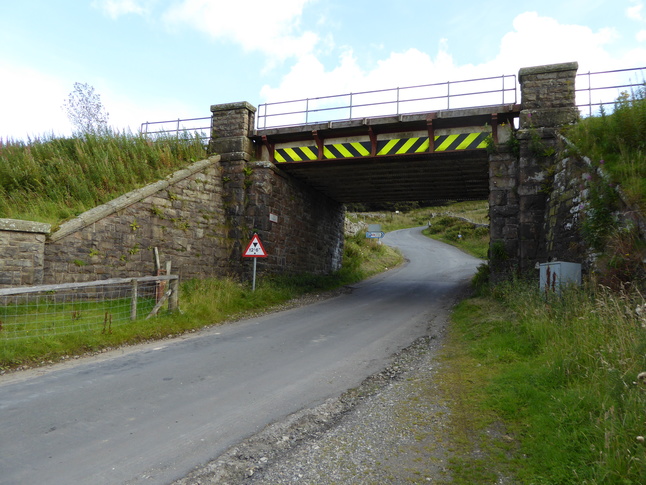Garsdale bridge and hill