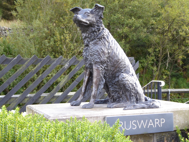 Garsdale statue of Ruswarp