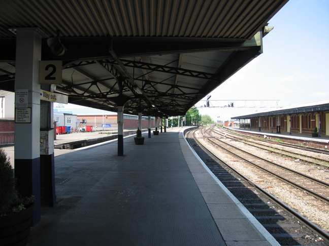 Gloucester platform 2 looking west