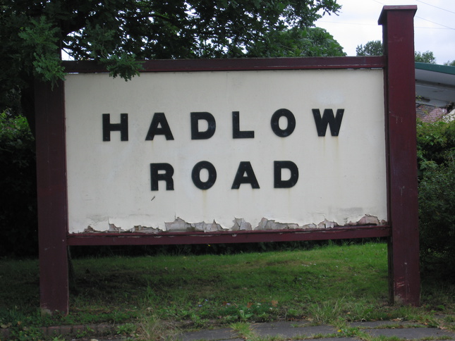 Hadlow Road sign