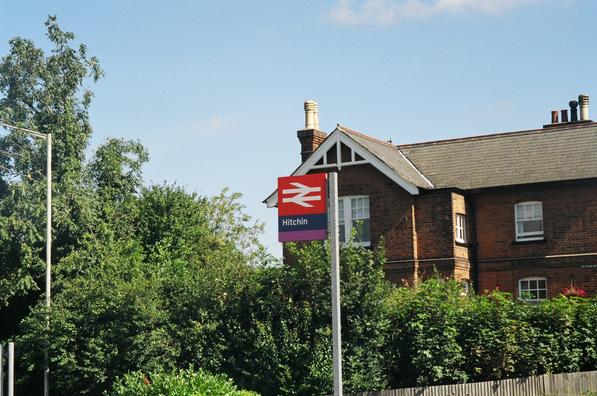 Hitchin Station Sign