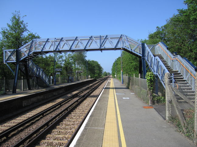 Holton Heath footbridge