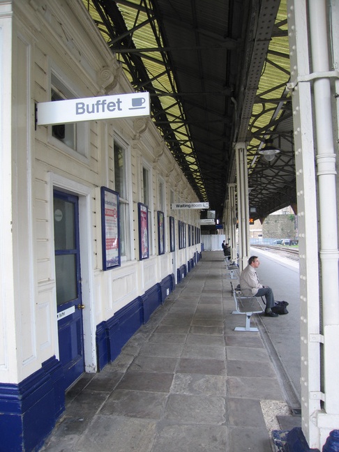 Huddersfield platform 8
under canopy