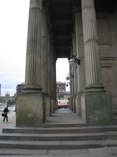 Huddersfield frontage columns