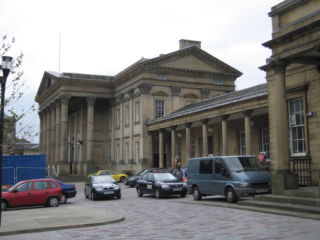 Huddersfield frontage from
north