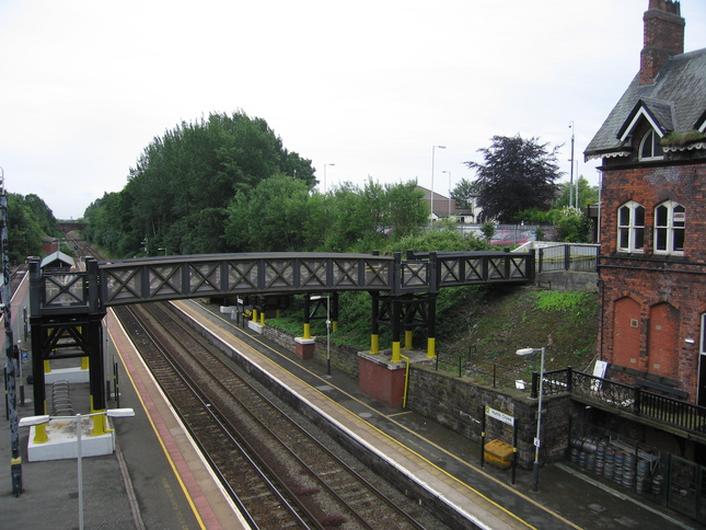 Hunts Cross footbridge