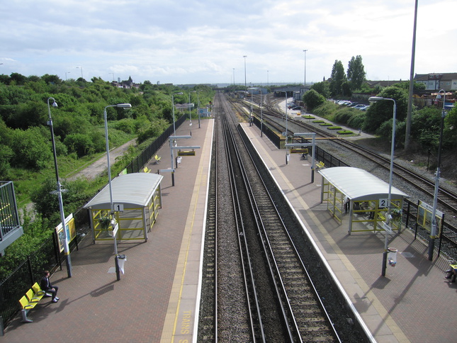 Kirkdale from building looking
south