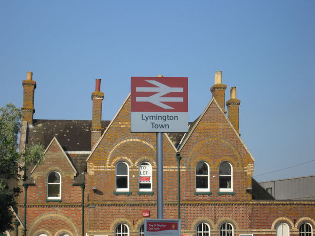Lymington Town sign