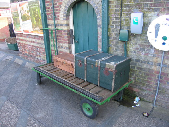 Lymington Town unattended
baggage