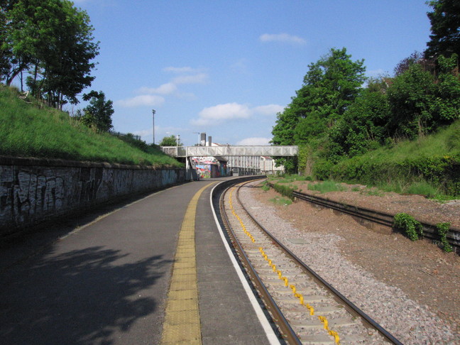 Montpelier platform looking west