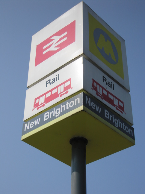 New Brighton sign