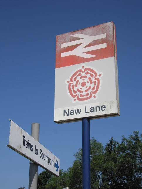 New Lane sign