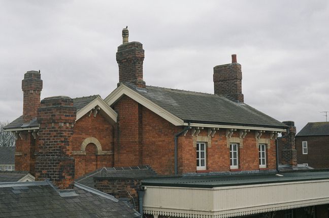 Oakham station building roof