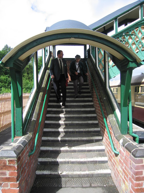 Okehampton footbridge
entrance