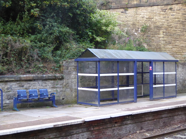 Orrell platform 1 shelter