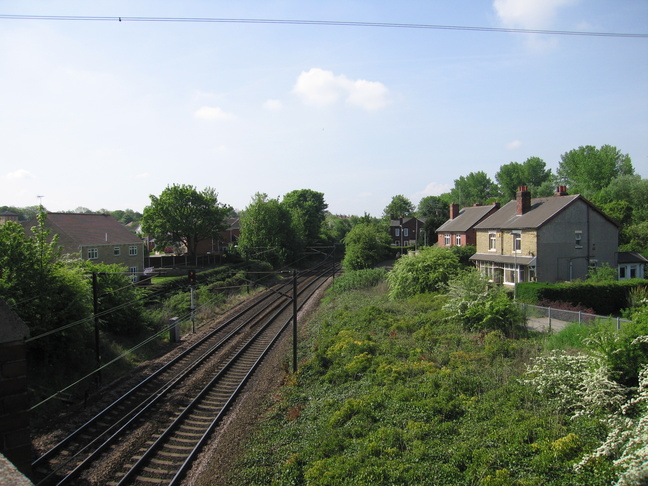 Outwood from bridge looking
south