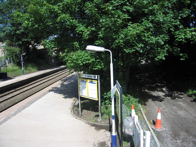Rainford platform 1 entrance