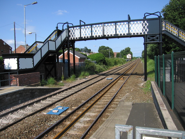 Rainhill eastern footbridge